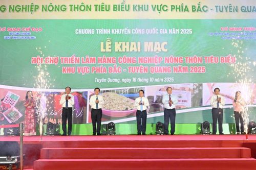 Khai mạc Hội chợ Công nghiệp nông thôn tiêu biểu khu vực phía Bắc 2025: Động lực xúc tiến thương mại và liên kết chuỗi giá trị