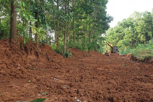Mỏ sắt Trại Cau: Triển khai phương án khắc phục sạt lở cục bộ tại bãi thải mỏ sắt Tầng +49