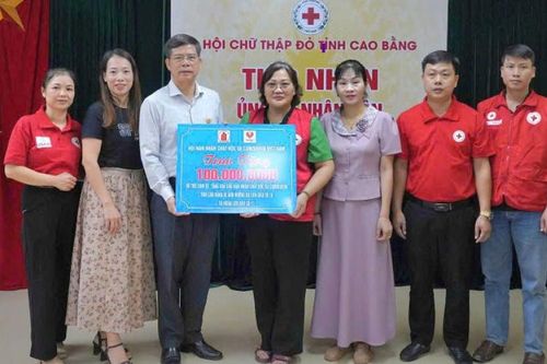 Hội Nạn nhân chất độc da cam/dioxin Việt Nam hỗ trợ gia đình nạn nhân khắc phục thiên tai