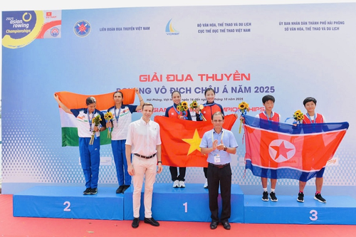 Đội tuyển rowing Việt Nam giành 4 huy chương vàng châu Á