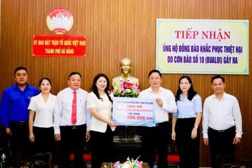 Đà Nẵng tiếp nhận hơn 7 tỷ đồng ủng hộ đồng bào bị thiệt hại bão số 10