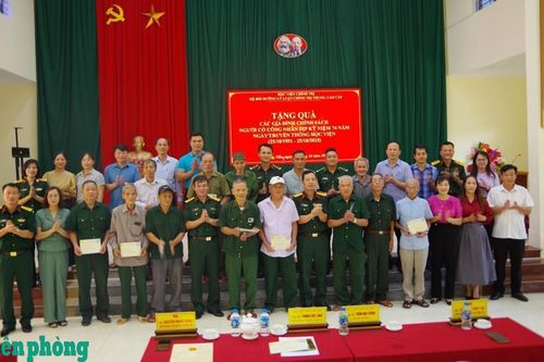 Hệ 3, Học viện Chính trị hành quân về nguồn, đền ơn đáp nghĩa