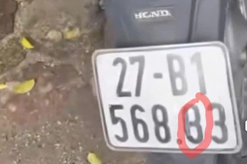 Công an xử lý lái xe sơn che biển số 'lừa' máy đo tốc độ