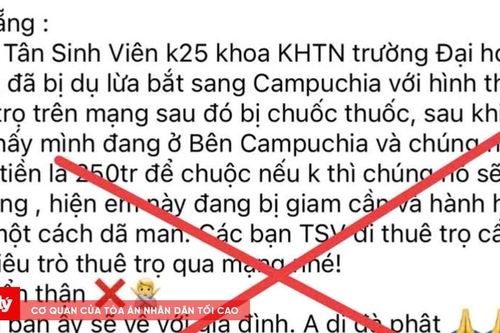 Công an bác tin đồn bắt cóc sinh viên trên mạng xã hội
