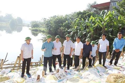 Bắc Ninh tập trung khắc phục các sự cố nghiêm trọng trên các tuyến đê