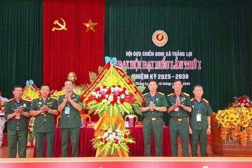 Đại hội đại biểu Hội Cựu chiến binh xã Thắng Lợi lần thứ I, nhiệm kỳ 2025-2030