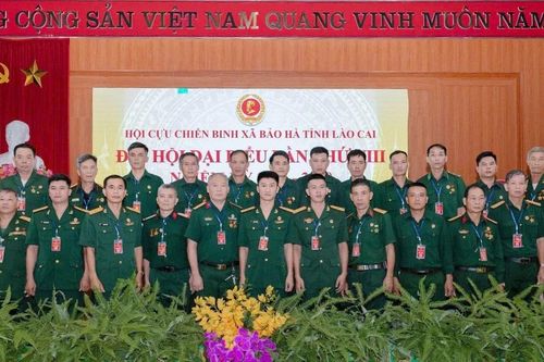 Hội Cựu chiến binh xã Bảo Hà tổ chức Đại hội đại biểu lần thứ VIII