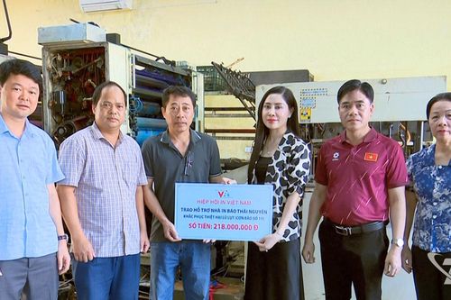 Hỗ trợ trên 320 triệu đồng cho Nhà in Báo và Phát thanh, Truyền hình Thái Nguyên
