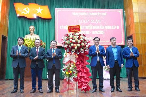 Gặp mặt kỷ niệm 95 năm Ngày truyền thống Văn phòng cấp ủy