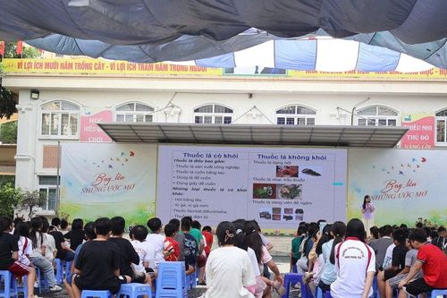 Phòng chống tác hại thuốc lá điện tử cho học sinh là nhiệm vụ thường xuyên, liên tục của nhà trường