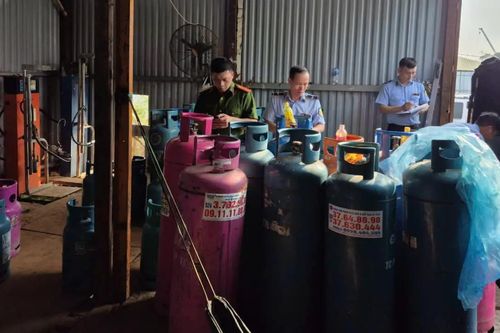 Phát hiện cơ sở sang chiết, kinh doanh khí LPG trái phép