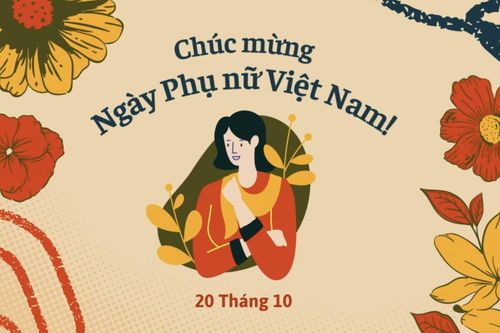 Mẫu thiệp đẹp chúc mừng Ngày Phụ nữ Việt Nam 20/10