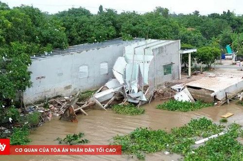 Đồng Tháp triển khai công trình khẩn cấp ứng phó sạt lở bờ sông Tiền