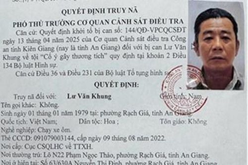 Truy nã đối tượng dùng búa chém trọng thương hàng xóm