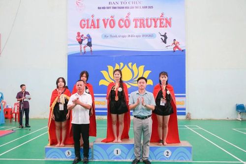 Bế mạc Giải Võ cổ truyền trong chương trình Đại hội Thể dục thể thao tỉnh Thanh Hóa lần thứ X, năm 2025