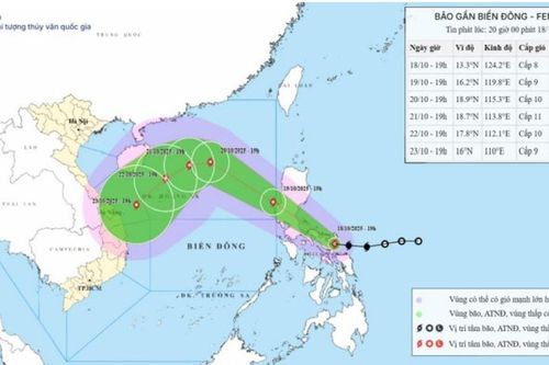 Bão Fengshen tăng cấp hướng nhanh vào biển Đông