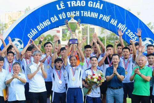 Hoài Đức đăng quang Giải vô địch bóng đá Hà Nội lần thứ nhất