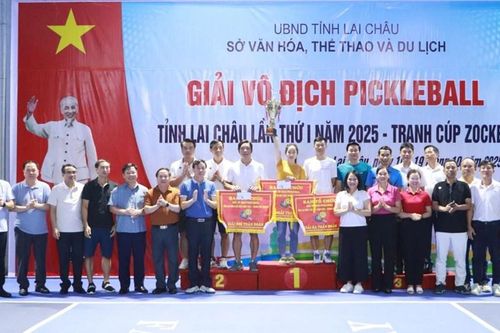 Bế mạc Giải vô địch Pickleball tỉnh Lai Châu lần thứ I