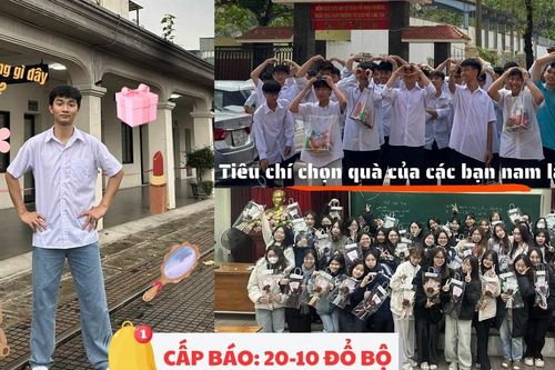 Nam sinh bật mí tiêu chí chọn quà 20-10: 'Đẹp, rẻ, ý nghĩa' hay 'handmade' lên ngôi?
