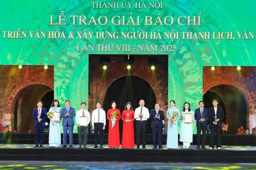 Trao giải cho 33 tác phẩm xuất sắc về văn hóa và xây dựng người Hà Nội thanh lịch 2025