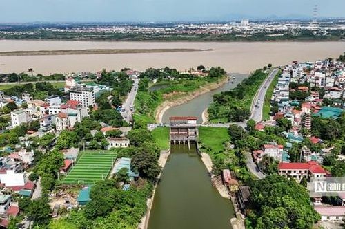 Cận cảnh vị trí trạm bơm tiêu úng hơn 4.200 tỷ đồng ở Hà Nội