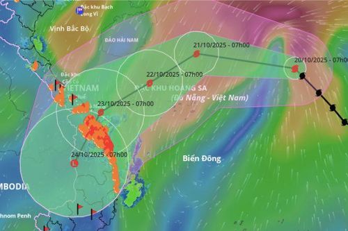 Miền Trung mưa rất lớn do bão Fengshen