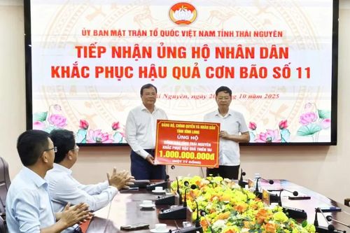Vĩnh Long hỗ trợ cho tỉnh Thái Nguyên 1 tỷ đồng khắc phục thiên tai