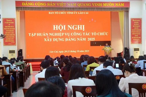 Lào Cai: 630 học viên tham dự lớp tập huấn nghiệp vụ công tác tổ chức xây dựng Đảng