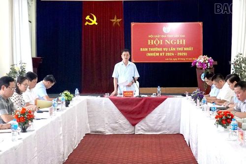 Hội nghị lấy ý kiến về dự thảo Quy chế tổ chức và hoạt động của Ban Chấp hành, Ban Thường vụ và Thường trực Hội Luật gia tỉnh Lào Cai khóa I