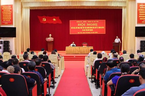 Lục Yên: Tổ chức hội nghị tiếp xúc, đối thoại trực tiếp với người dân