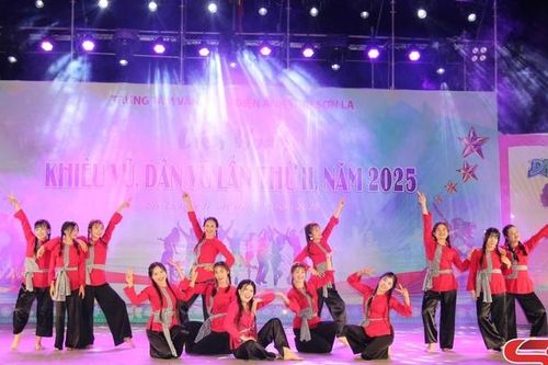 Bế mạc Liên hoan khiêu vũ, dân vũ tỉnh Sơn La lần thứ II, năm 2025