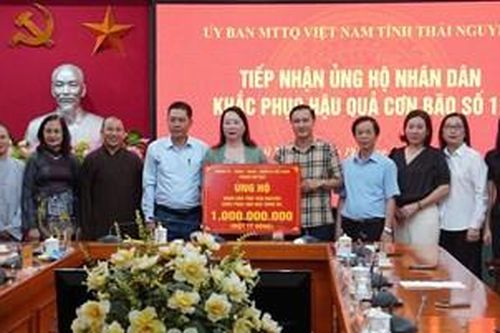 Hỗ trợ 4 tỷ đồng giúp đồng bào các tỉnh phía Bắc khắc phục hậu quả bão lũ