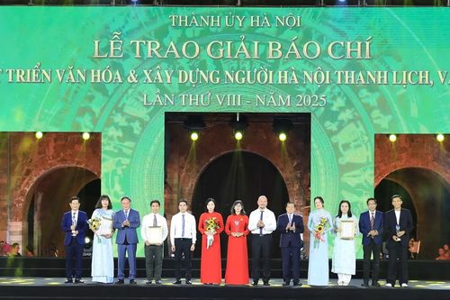 Tôn vinh tác phẩm báo chí về văn hóa Hà Nội