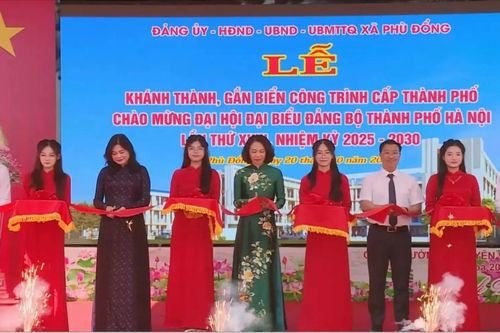Khánh thành công trình trường THPT Yên Viên