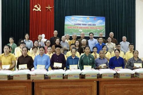 Giáo hội Phật giáo Việt Nam hỗ trợ 1.000 suất quà cho các hộ bị ảnh hưởng bởi thiên tai
