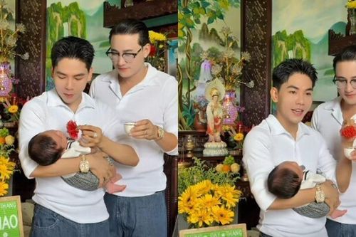 Thanh Đoàn và Hà Trí Quang hạnh phúc khoe 'thiên thần nhỏ', 2 con chào đời tại Thái Lan nay lên chức anh chị