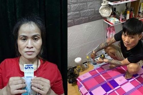 Bắt cặp đôi sử dụng ma túy 'lộ' ra hành vi tàng trữ vũ khí