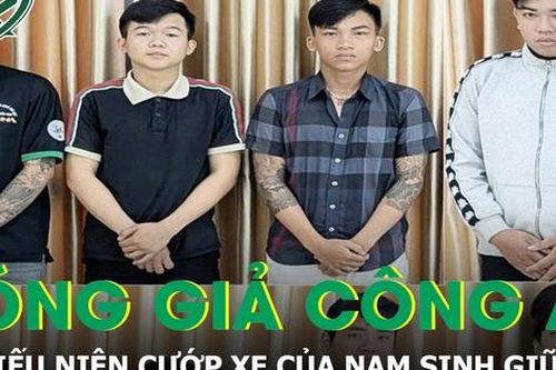8 thiếu niên đóng giả công an, cướp xe của nam sinh giữa đêm
