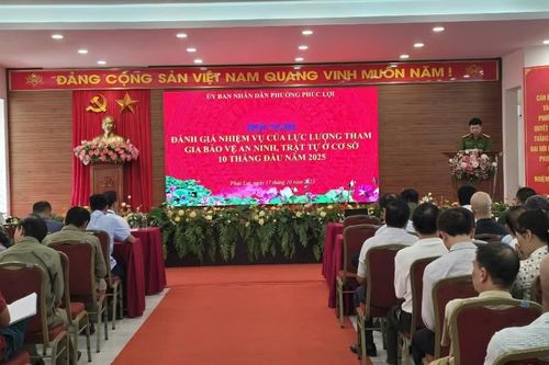 Phát huy vai trò nòng cốt, xây dựng thế trận an ninh nhân dân vững chắc từ cơ sở