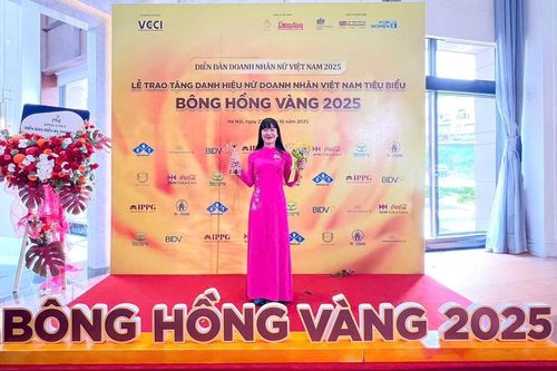 Vinh danh 'Nữ doanh nhân Việt Nam tiêu biêu - Bông hồng vàng Việt Nam 2025'