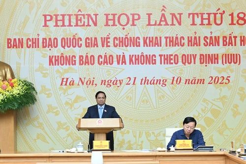 Thủ tướng Phạm Minh Chính họp Ban Chỉ đạo Quốc gia về IUU
