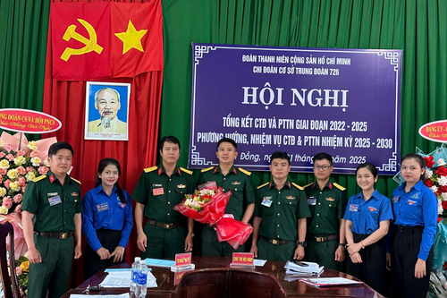Hội nghị Chi đoàn cơ sở Trung đoàn 726 thành công tốt đẹp