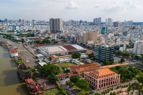 Toàn cảnh từ trên cao khu đất vàng ở Bến Nhà Rồng sắp làm công viên