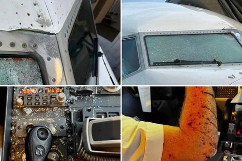 Vật thể bí ẩn rơi trúng máy bay Mỹ ở độ cao 11.000m