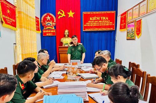 Viện kiểm sát Quân sự Trung ương kiểm tra công tác kiểm sát quân sự tại VKS Quân sự Khu vực 73