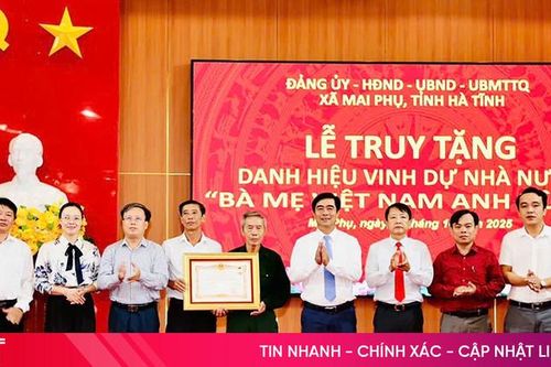 Truy tặng danh hiệu Bà mẹ Việt Nam anh hùng cho 5 mẹ