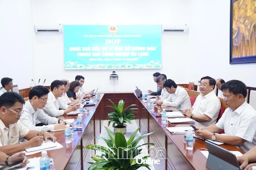Tháo gỡ vướng mắc trong Khu Công nghiệp Du Long