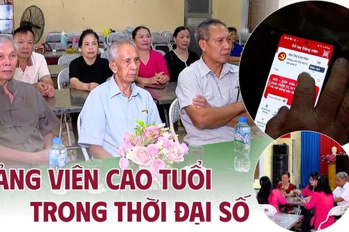 Đảng viên cao tuổi trong thời đại số