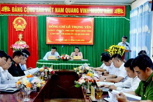 Sớm lập lại trật tự trong công tác quản lý bảo vệ rừng tại xã Quảng Sơn