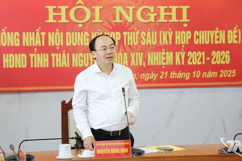 Thống nhất nội dung Kỳ họp thứ sáu HĐND tỉnh Thái Nguyên